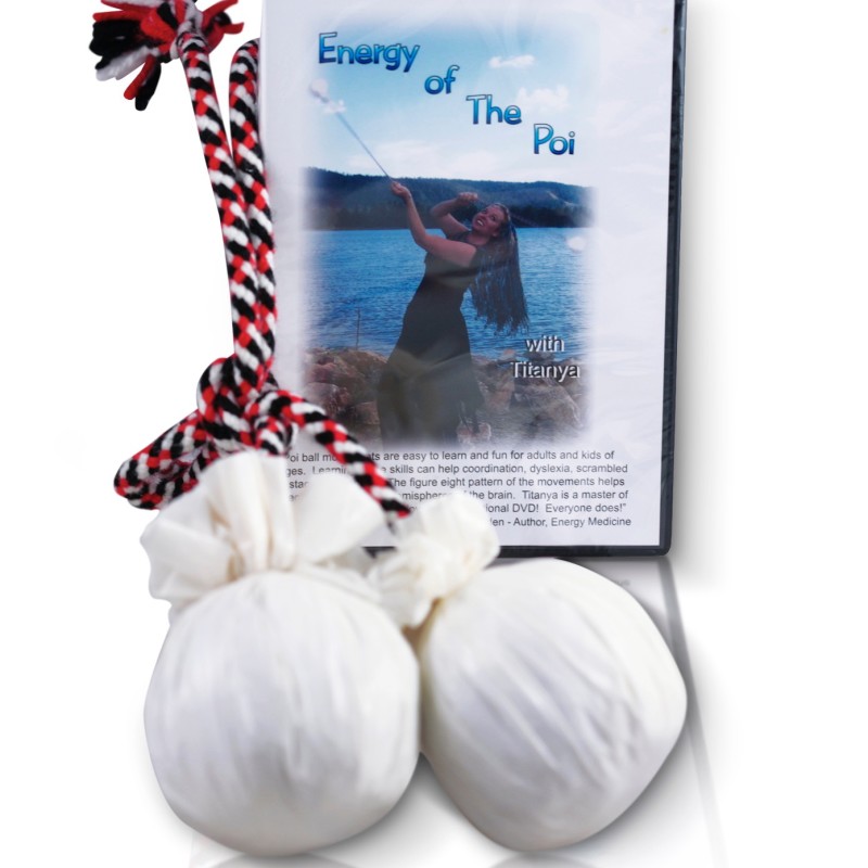Poi balls and instructional CD